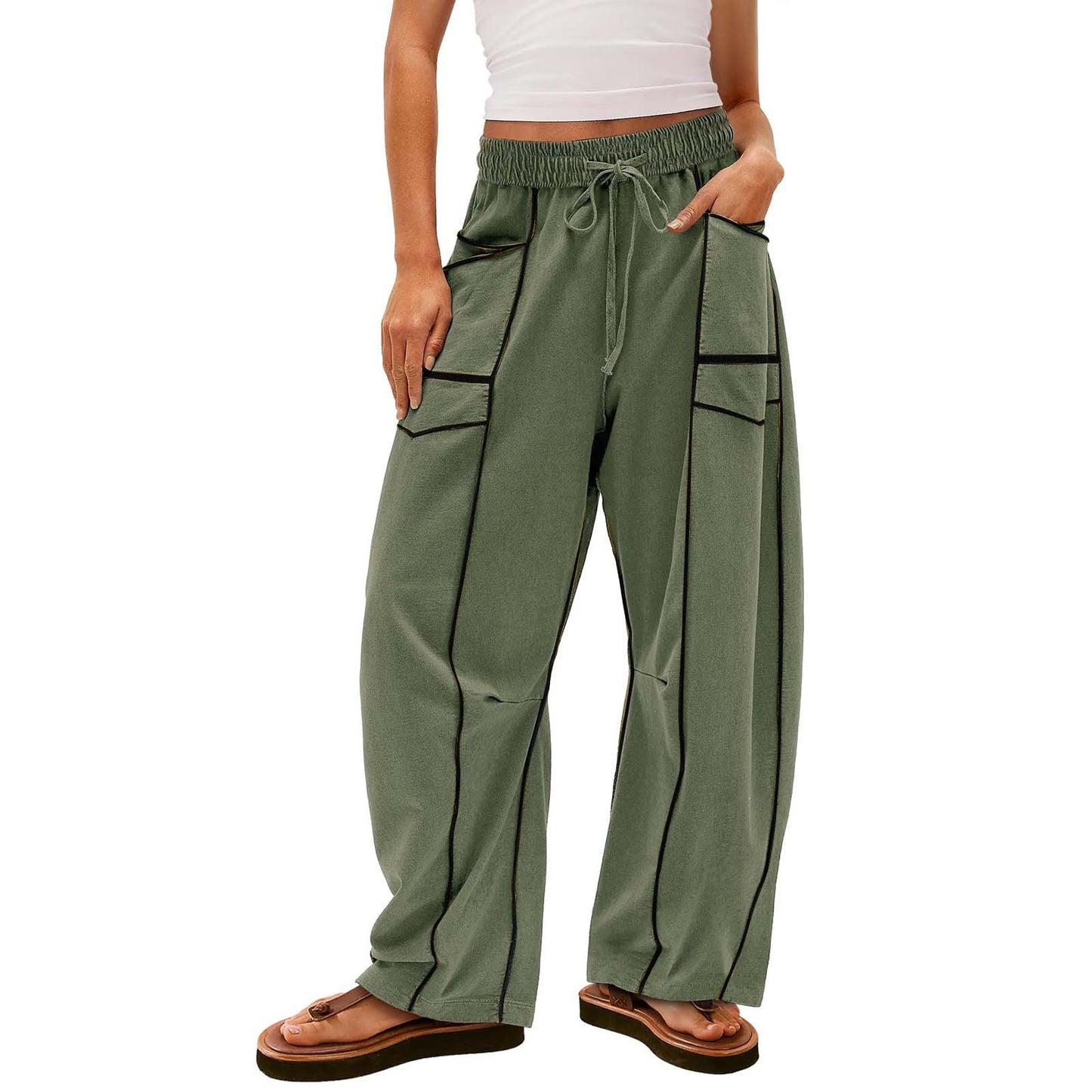 Baggy Barrel Pants