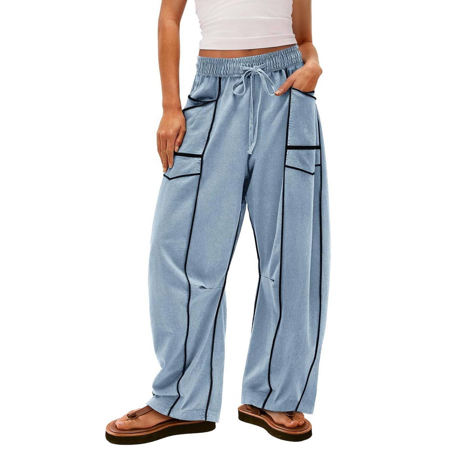 Baggy Barrel Pants
